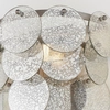 Kinkiet orientalny L&-181934 Light& monety szklane srebrne