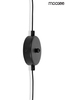 Lampa wisząca ścienna Bowl Duo MSE010100152 czarna biała