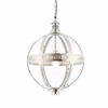 Lampa zwisająca kula Vienna 73108 Endon metalowa przezroczysta chrom