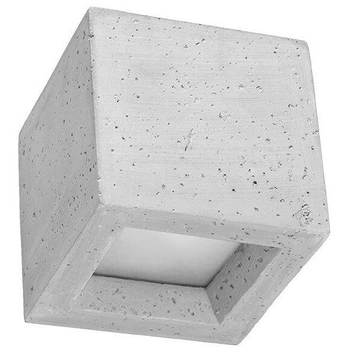 Betonowy kinkiet salonowy SL.0991 szara kostka lampa ścienna