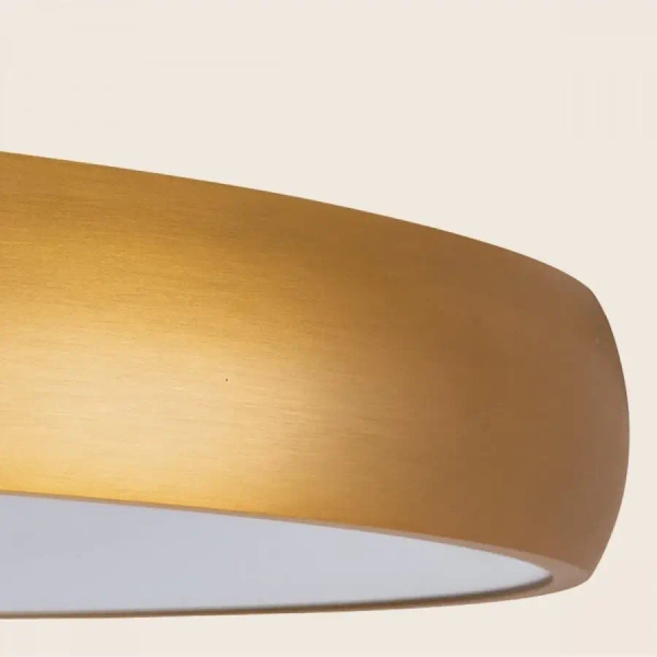 Regulowany żyrandol do salonu 2046 LED 32W 3000K ringowa złoty