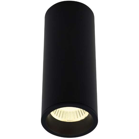 Zestaw lampa sufitowa pierścień Long C0154 + RC0153/C0154 BLACK Maxlight LED 7W 3000K czarna