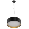 Lampa wisząca HUDSON LP-043/1P BK/GD Light Prestige LED 36W 4000K okrągła oprawa zwis metalowy czarny