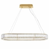 Wisząca lampa glamour ADONIS złota ST-8877P-100 1xLED 15W 3000K owalna