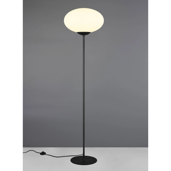 Lampa podłogowa sypialniana FOMENTO 463100132 Trio metalowa biały czarny