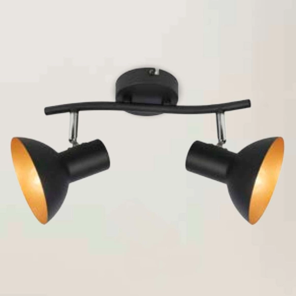 LAMPA sufitowa DISO 92-63427 Candellux metalowa OPRAWA listwa SPOT industrialne reflektorki czarne złote