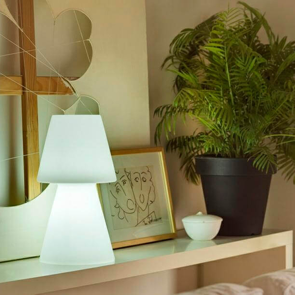 Lampka stołowa balkonowa Lola LUMLL030WLNW LED 0,5W 6000K IP54 biała
