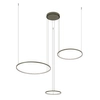 Lampa wisząca Circolo 11398 Nowodvorski LED 45W 3000K pierścieniowa oliwkowa