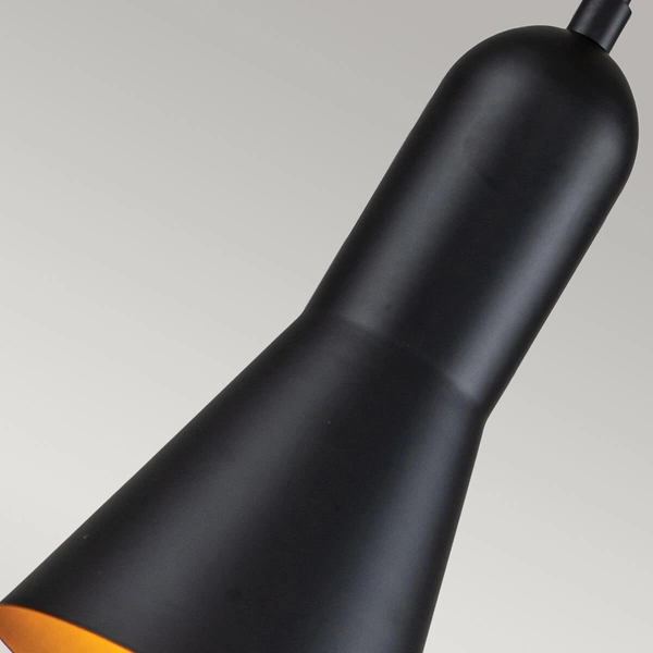 Lampa wisząca salonowa Etoile ETOILE-P-S-MB czarny złoty