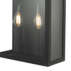 Zewnętrzny kinkiet Vapor VAP5022 Dar Lighting do ogrodu IP44 czarny