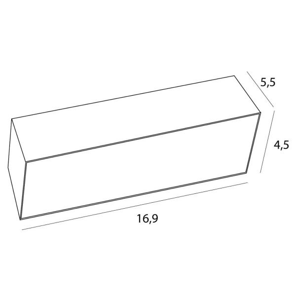 Lampa wpuszczana z zasilaczem i modułem LED Modular H180.07 + HM180 4L + HT180 12W ON/OFF Maxlight LED 12W 3000K czarna biała