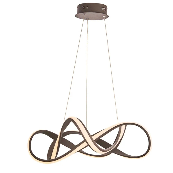 Wisząca lampa ściemnialna Synergy 90322 LED 44W 3000K brązowa