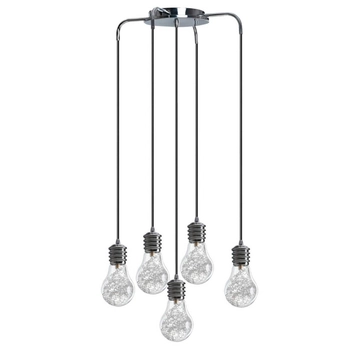 Zwieszana lampa pająk OTUS AZ1645 Azzardo salonowa chrom