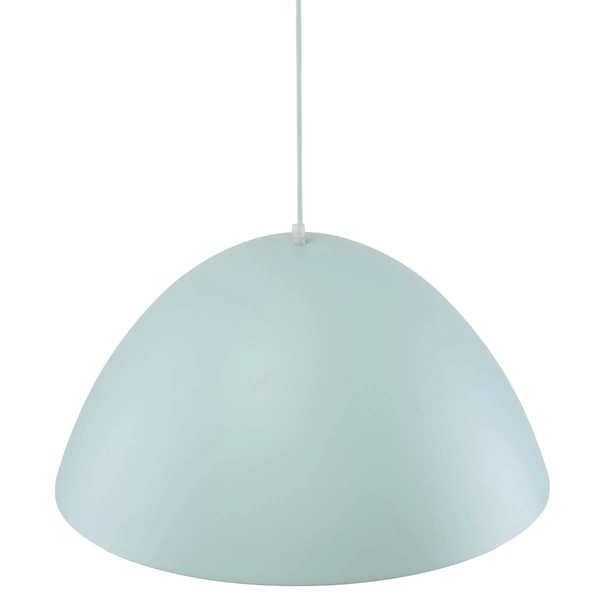 Zwisająca lampa do sypialni Faro 974 kopuła metalowa miętowa