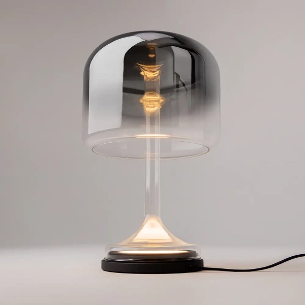 Lampa biurkowa Spirito MOD286TL-L18B3K LED 18W 3000K szklana czarna