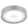 Srebrna lampa sufitowa Arena do sypialni LED 18W 4000K nad łóżko