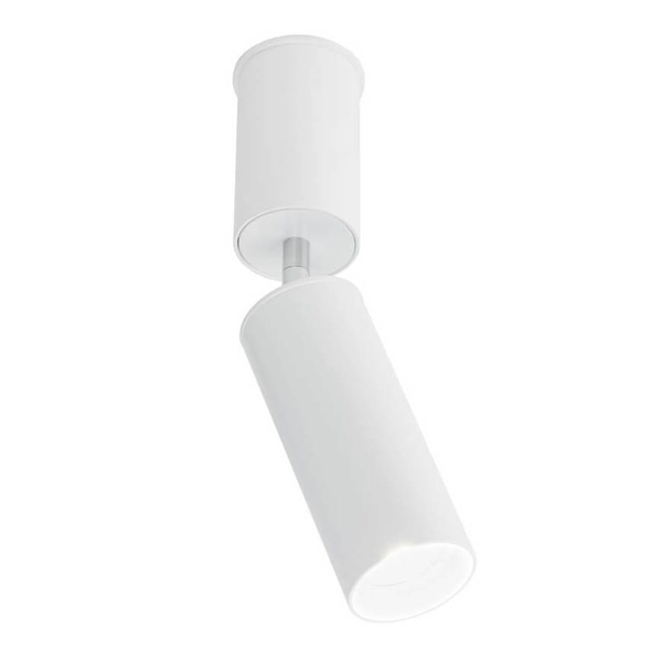 Spot LAMPA sufitowa SHIMA 7206 Shilo metalowa tuba OPRAWA do łazienki okrągła biała