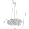 Designerska wisząca lampa Monete MSE1501100177 Moosee do salonu chrom