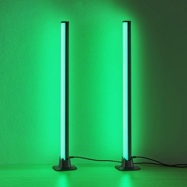 Zestaw dwóch lamp stojących Boy R55392102 RL Light LED 5W RGB słupki czarny