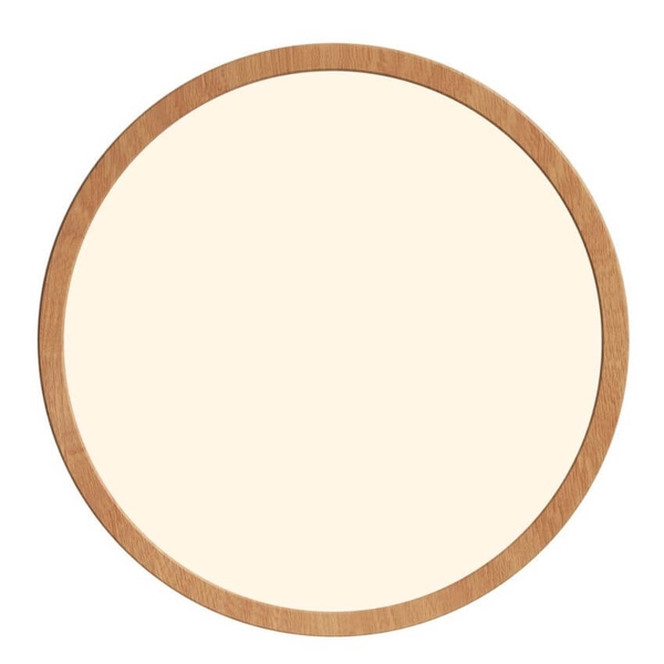 Okrągła lampa na sufit OJA 47276004 LED 18W 2700K drewniany