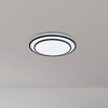 Ledowy plafon nowoczesny Lupita LED 40W 3000-6500K czarny biały
