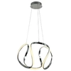 Designerska lampa wisząca Tokyo P01663CH Cosmolight LED 44W 3000K metal biała srebrna