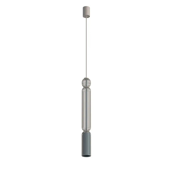 Podłużna lampa wisząca CAMELEON SINGLES 12194 jedwabisty grafit