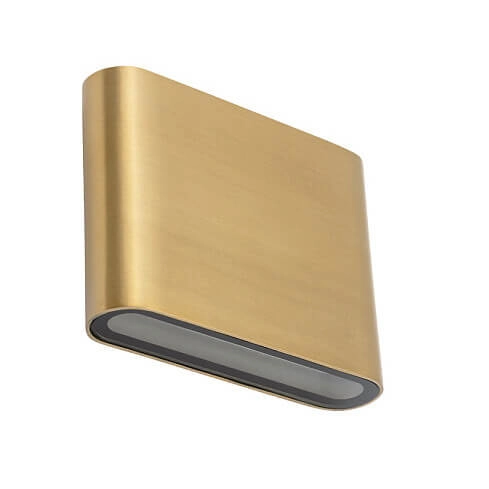 Kinkiet ścienny Semi 11365 Nowodvorski LED 6W 3000K IP54 kwadrat tarasowy mosiądz