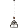 Loftowa wisząca lampa Matrix 93411/76 regulowana na łańcuchu czarny