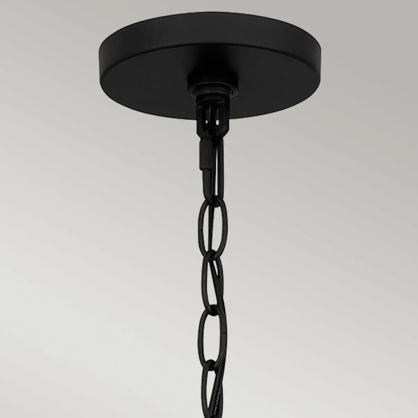 Ekologiczna lampa wisząca Teton QZ-TETON-5P-MBK naturalna lina