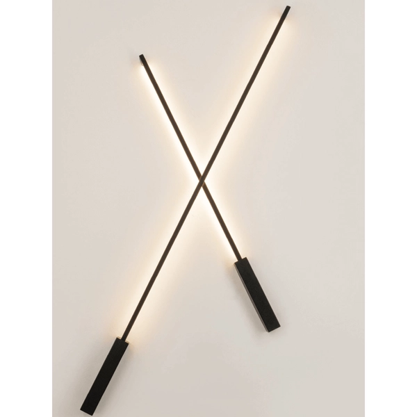 Naścienna lampa na przedpokój 25321 LED 10W 3000K czarna