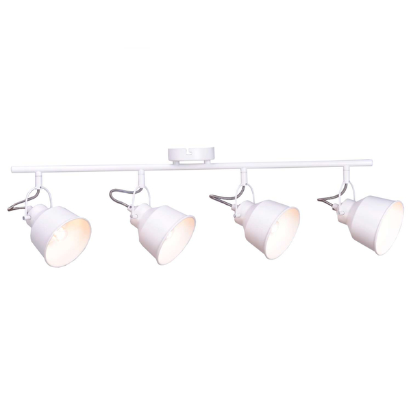 Plafon LAMPA sufitowa NIKO 4 311009 Polux regulowana OPRAWA metalowe reflektorki białe