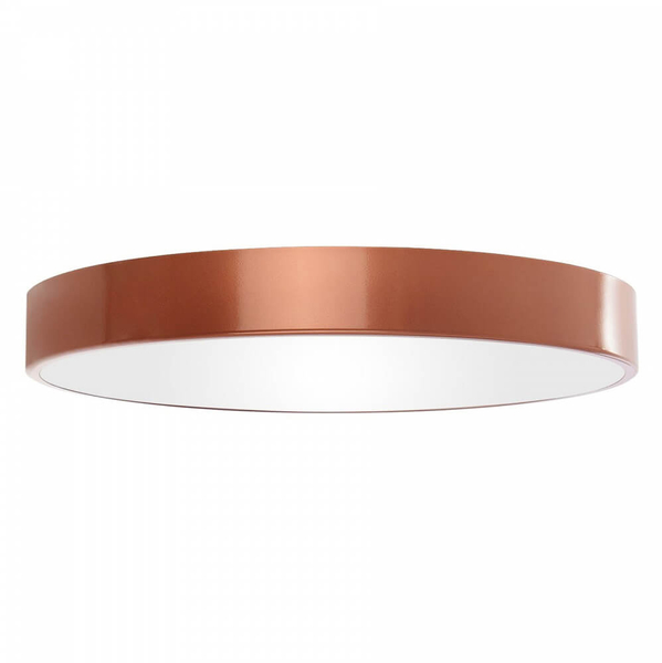 LAMPA sufitowa 137623619709 TEAM okrągła OPRAWA natynkowy plafon metalowy miedziany