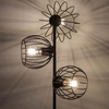 Stojąca lampa loft Madam 32375 podłogowy druciak czarny do salonu