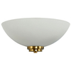 Lampa ścienna WELLES-1WBAB Endon półokrągła antyczny mosiądz