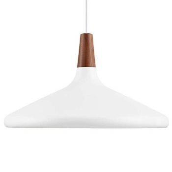 Skandynawska lampa wisząca Nori 2120823001 nad wyspę brązowy biały