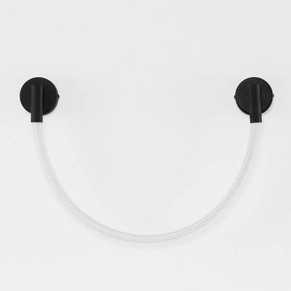 Kinkiet ścienny świetlny CURA LE44258 LED 7W 3000K wąż czarny biały