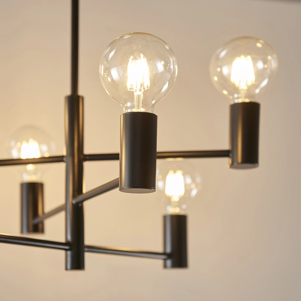 Lampa sufitowa Studio 76502 Endon sticks metalowe czarne