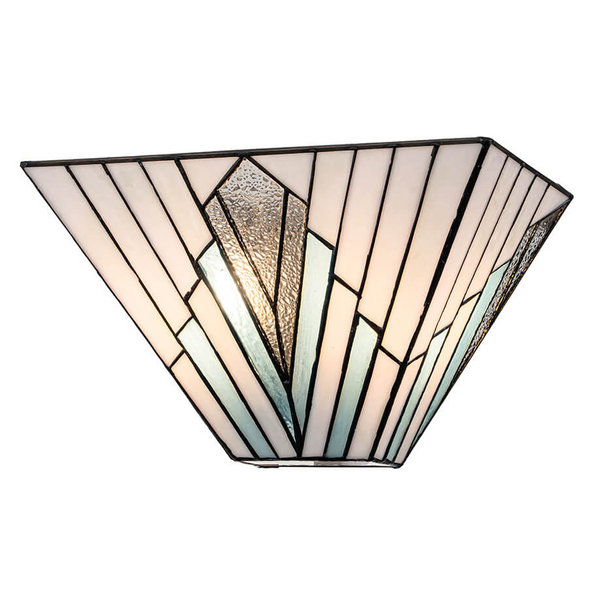 Witrażowy kinkiet Alderley TF-ALDERLEY-WU art. deco szklana multikolor