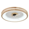 Sufitowa lampa GATIAN 03650 LED 30W 2700-6500K wentylator drewniany biały