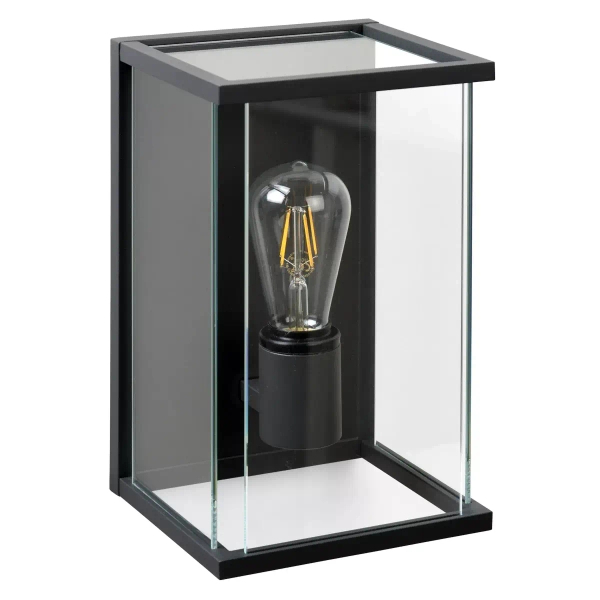 Balkonowa lampa na ścianę CLAIRE 27883/01/30 Lucide IP54 szklana antracyt
