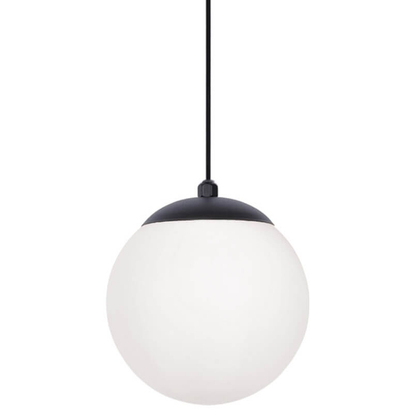 Pojedyncza lampa wisząca Savoy K-4920 biała czarna
