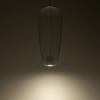 Lampa wisząca nad stół Pumpkin 11242 Nowodvorski druciana do jadalni jedwabisty szary