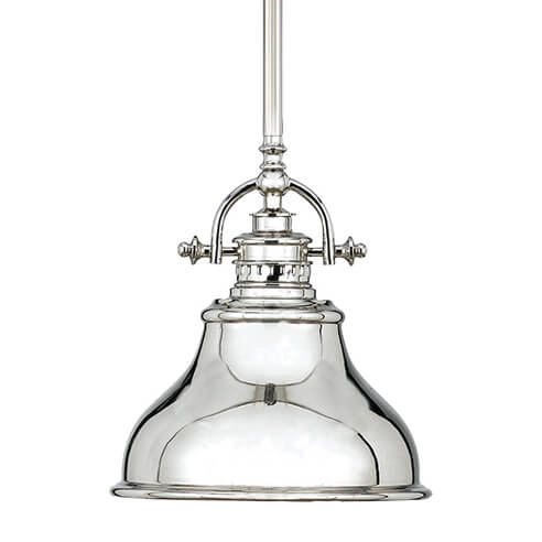 Wisząca lampa industrialna QZ-EMERY-P-S-IS srebrna salonowa