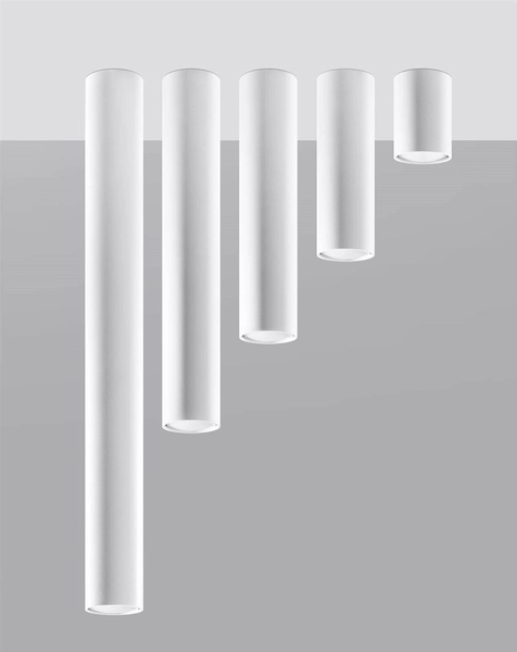 Nowoczesna lampa sufitowa SL.0999 metalowy downlight biały