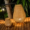 Lampa biurkowa Saona LUMSAO070XXIONW IP65 boho do salonu naturalna