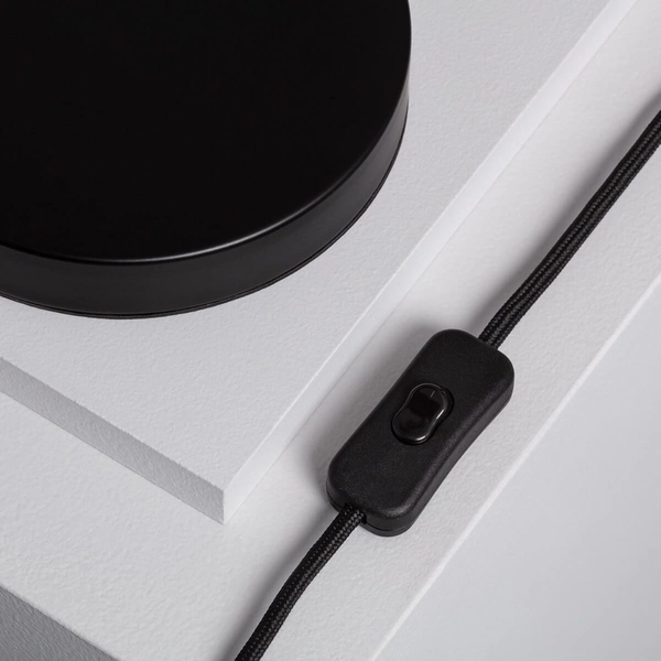 Regulowana lampka biurkowa Salvatore ABR-SLSAE27 Abruzzo czarny złoty