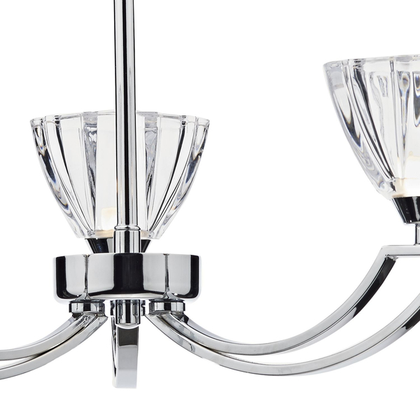 Żyrandol kielichowy Vito VIT0350 Dar Lighting kryształowy chrom