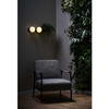 LAMPA ścienna BOTANICA 20852201 Kaspa metalowa OPRAWA półka KINKIET kule balls białe