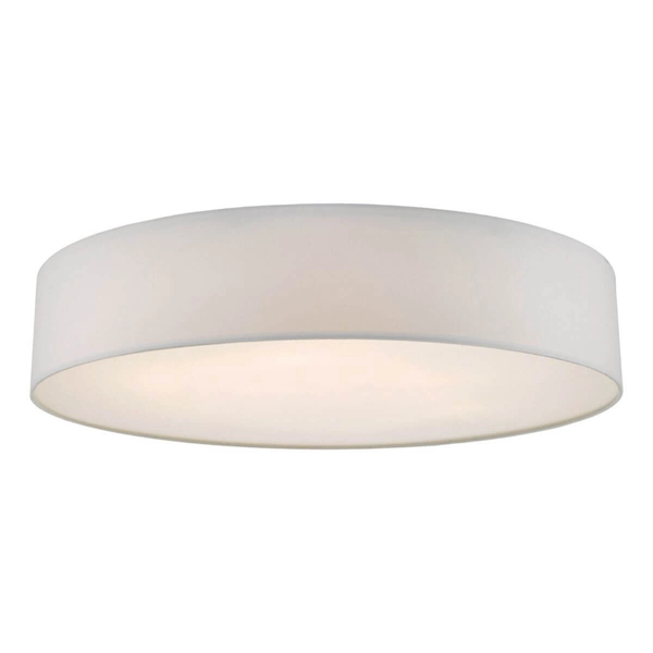 Okrągła lampa sufitowa CIERRO CIE4815 materiałowa biały